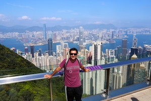 Hong Kong behind me